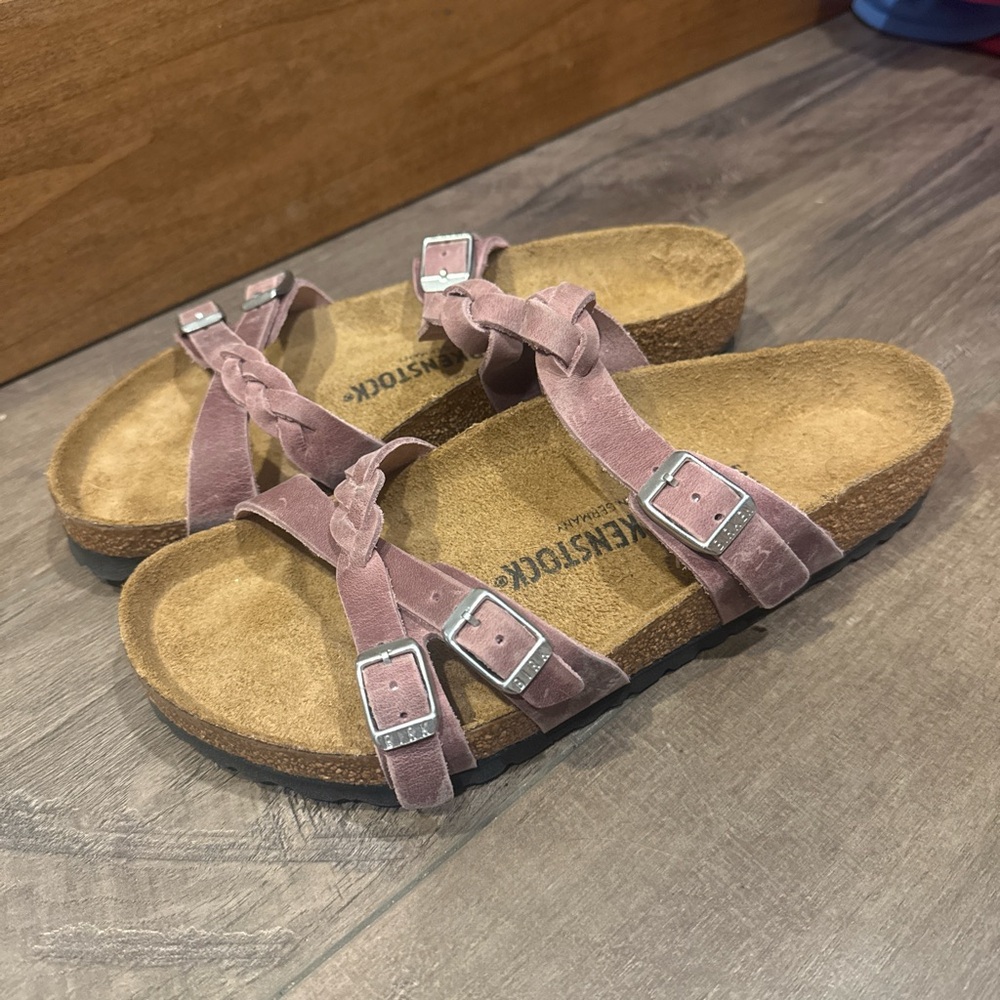 Purple Birkenstocks